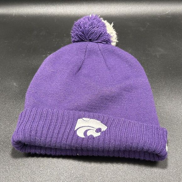 K State Wildcats Nike Beanie Unisex One Size Purple Pull On Acrylic - Picture 1 of 6
